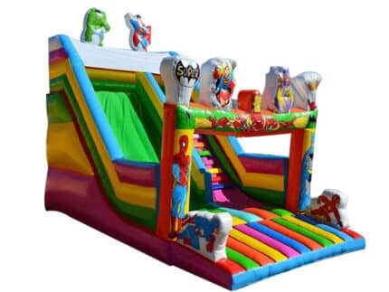 Gonfiabile Scivolo Supereroi