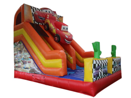 Scivolo Gonfiabile Grande Tema Cars