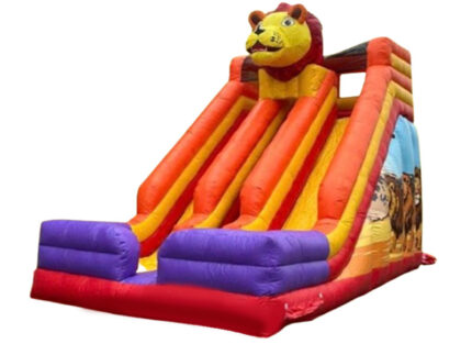 Scivolo Gonfiabile Grande Tema Lion