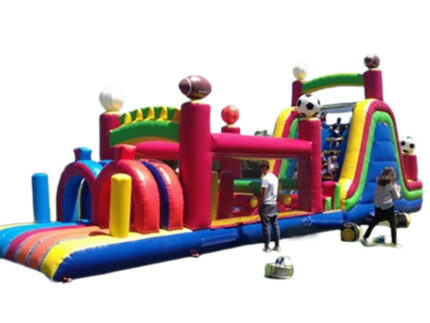 Combinato Gonfiabile Percorso Sport