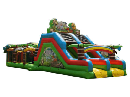 Percorso Gonfiabile Maxy Tema Giungla