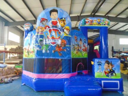 Paw Patrol Castello Gonfiabile Con Scivolo
