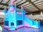 Castello Principessa Di Salto Con Scivolo - immagine 3