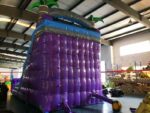 Scivolo Asciutto Gonfiabile A Doppia Corsia In Marmo Viola - immagine 4